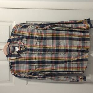 Patagonia EUC plaid button down shirt size 12